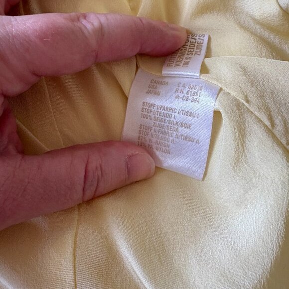 Escada Couture Luxury Vintage Butter Yellow Dress & Matching Jacket | Size 38 - Picture 13 of 15